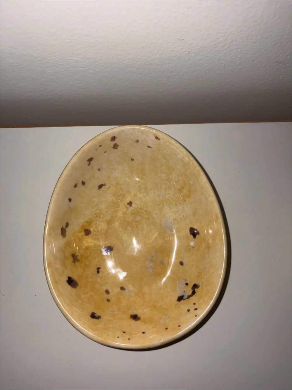 William-Sonoma Speckled Egg Ceramic Bowl, Salt & Pepper Shaker and Plate Set